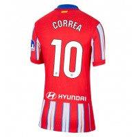 Atletico Madrid Angel Correa #10 Heimtrikot Frauen 2024-25 Kurzarm